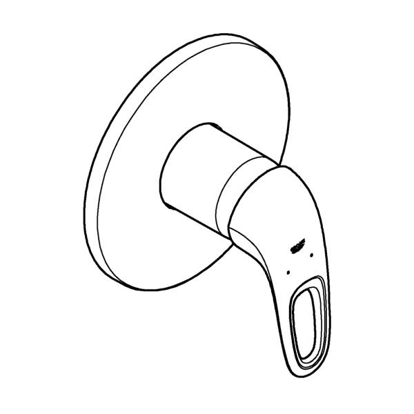 Смеситель однорычажный для душа Grohe Eurostyle New 24048 003 (24048003) хром Смеситель однорычажный для душа Grohe Eurostyle New 24048 003 (24048003) хром