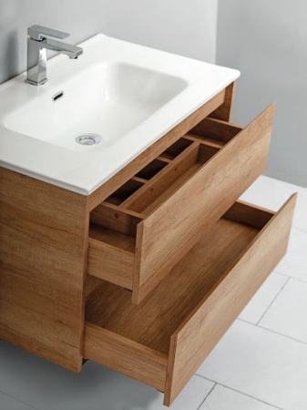 База под раковину подвесная BelBagno KRAFT-600-2C-SO-RNN Rovere Nebrasca Nature