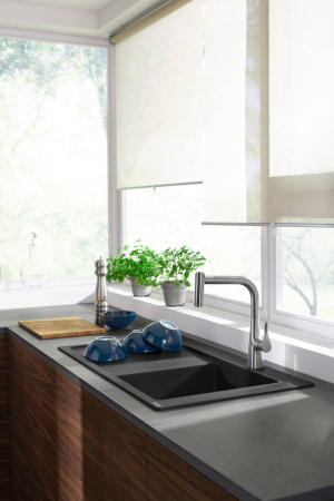 Смеситель для кухонной мойки hansgrohe Metris M71 73800000