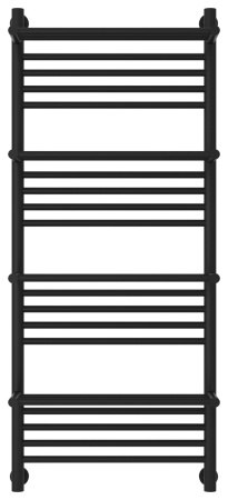 Полотенцесушитель Водяной Сунержа Богема 4 полки + (120х50) Матовый Черный 31-0224-1250