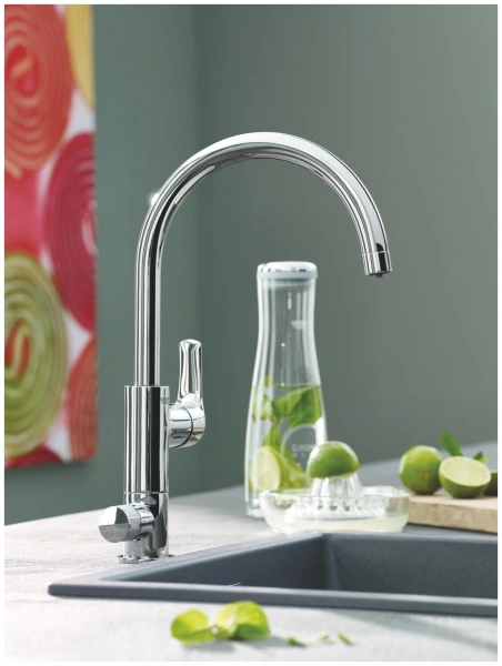 Смеситель для кухни Grohe Blue Pure Bau Curve 30386 000 (30386000) хром