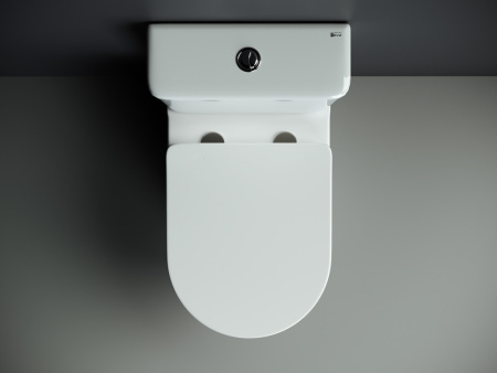 Напольный пристенный унитаз Ceramica Nova Mia Rimless CN1801