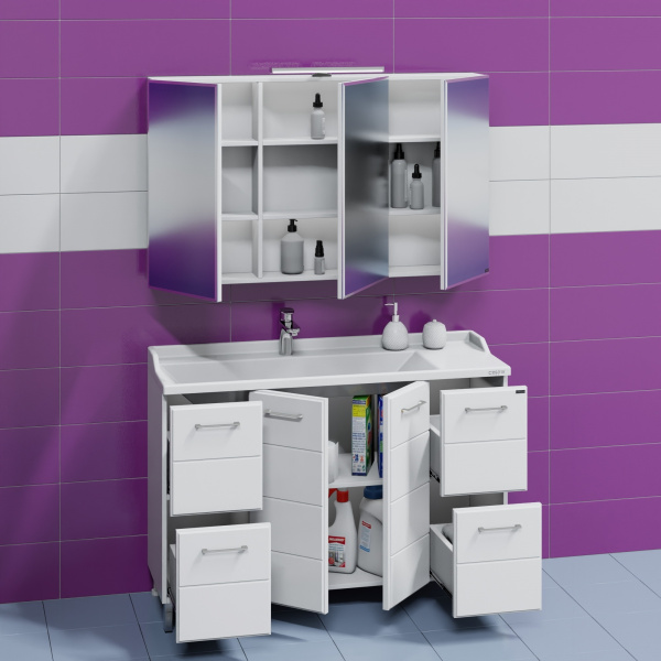 Тумба под раковину СаНта  Омега 120 207043