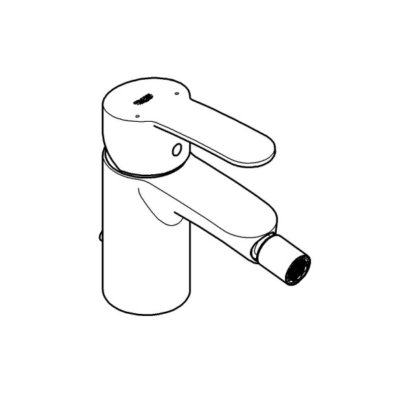 Смеситель однорычажный для биде Grohe Eurostyle Cosmopolitan 33566 002 (33566002) хром 