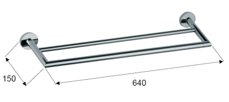 Держатель для полотенец Daniel Rubinetterie HIPS978