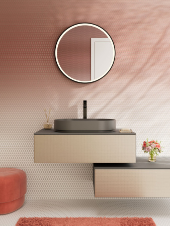 Смеситель для раковины с донным клапаном Push-Open Hansgrohe Metropol 32512340 шлифованный черный хром