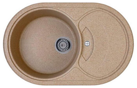 Кухонная мойка Whinstone ￼￼￼Милан (B02) бежевая