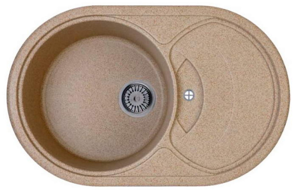 Кухонная мойка Whinstone ￼￼￼Милан (B02) бежевая