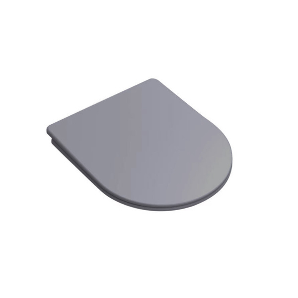Сиденье для унитаза Grossman GR-4455GMS тонкое,серое матовое,