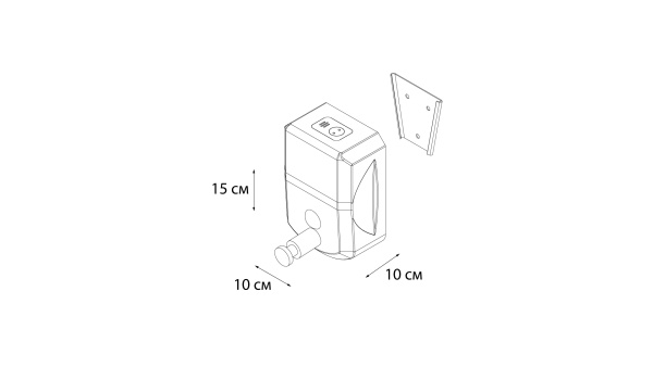 Дозатор жидкого мыла FIXSEN Hotel настенный 0,5 л FX-31012