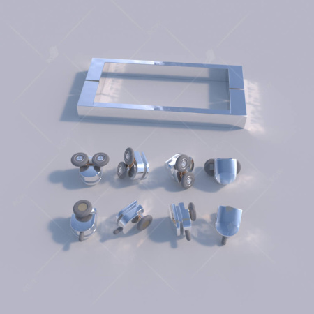 Душевой уголок (90х90) RGW Classic  CL-34 32093499-11 прозрачное