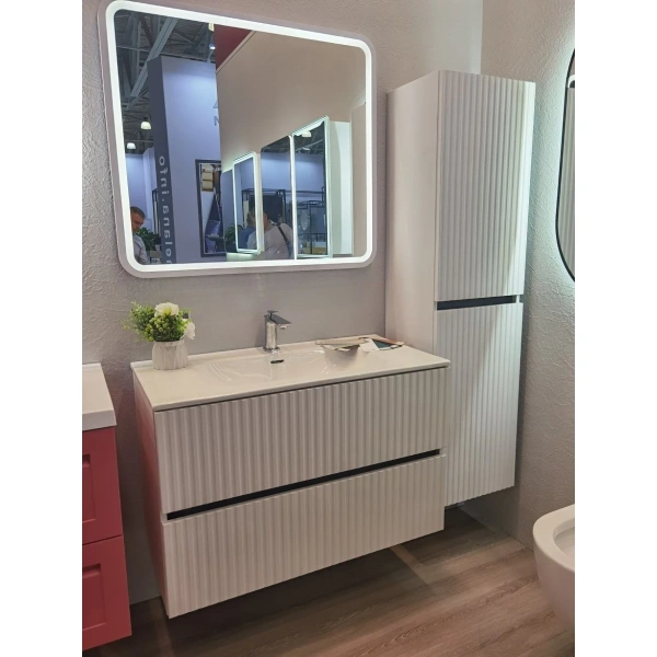 База под раковину Art&Max Torino AM-TORINO-900-2C-SO-LO-P Лотос