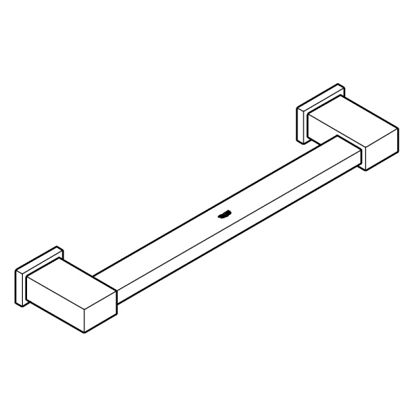 Ручка для ванной, 340 мм Grohe Essentials Cube 40514 001 (40514001) хром  Ручка для ванной, 340 мм Grohe Essentials Cube 40514 001 (40514001) хром