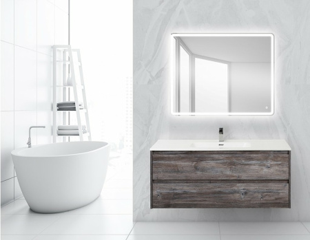 База под раковину подвесная BelBagno KRAFT-1200-2C-SO-RT Rovere Tabacco