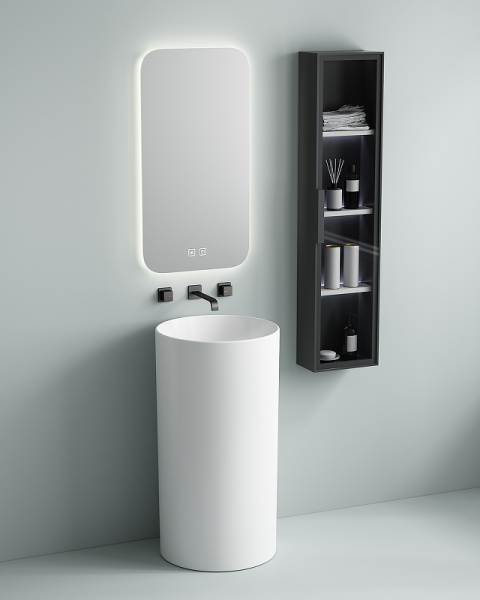 Раковина напольная (45х45) SantiLine SL-4014