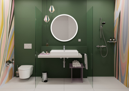 Держатель туалетной бумаги с крышкой Hansgrohe AddStoris 41753000 хром