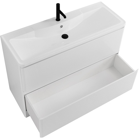 База под раковину BelBagno 120 ALBANO-1200-2C-PIA-BL Bianco Lucido