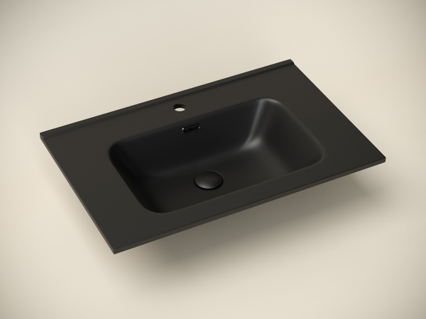 Раковина накладная (71х46,5) Sancos  Element CN7007MB