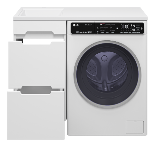 Тумба под стиральную машину Misty Байкал 40 Э-Бай06040-022Я