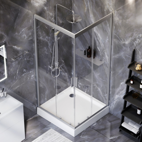 Комплект душевого уголка AM.PM Gem (90х90) WK90DF