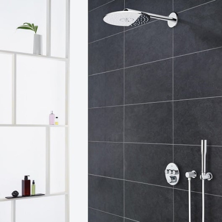 Термостат для встраиваемого монтажа на 2 выхода Grohe Grohtherm SmartControl 29120 AL0 (29120AL0) темный графит матовый