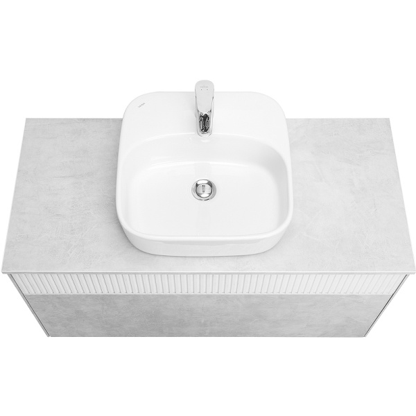 Тумба с раковиной Aquaton Марбл 100 слэйт 1A2763K0MH4C0