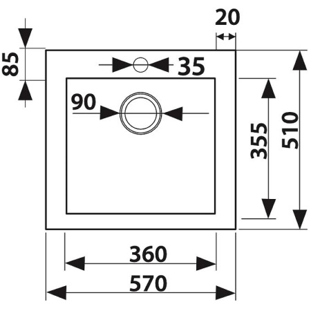 Кухонная мойка KAISER KMM-5056 мрамор (KMM-5056 Beige)
