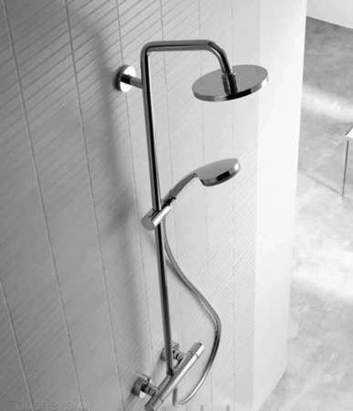 Душевая система с термостатом Hansgrohe Raindance Select S 240 Showerpipe 1jet 27115000 хром