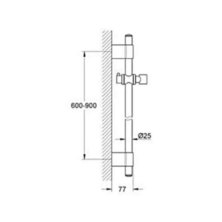 Душевая штанга Grohe Rainshower 28819 001 (28819001)