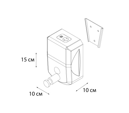 Дозатор жидкого мыла FIXSEN Hotel настенный 0,5 л FX-31012