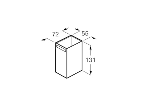 Стакан Roca Rubik 816844001