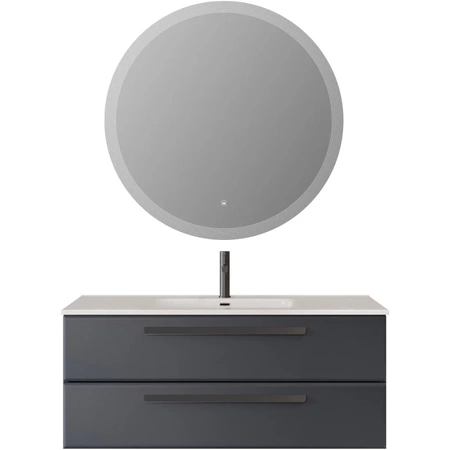 Тумба под раковину Cezares ECO-CER-N-1200-2C-SO-GR-P Grafito без ручек