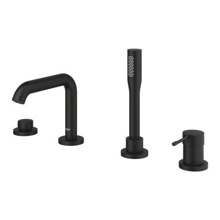 Смеситель на борт ванны Grohe Essence 25251 KF1 (25251KF1) черный матовый