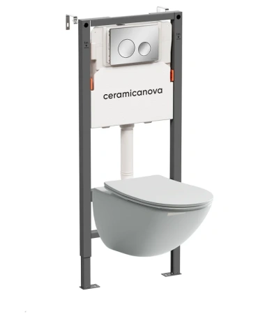 Комплект унитаза с инсталляцией Ceramicanova Balance/Mono CN1905_121001CH