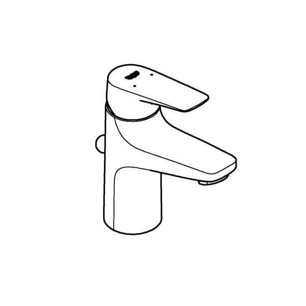Смеситель однорычажный для раковины Grohe BauFlow 23751 000 (23751000) хром