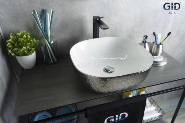 Раковина накладная (42,5х42,5) Gid D1301h021