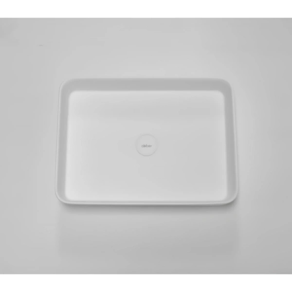 Раковина накладная Abber Stein AS2629 белая матовая