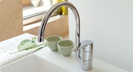 Смеситель однорычажный для мойки, Grohe Eurosmart DN 15 32542 001 (32542001)