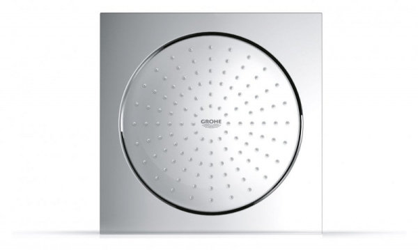 Верхний душ и душевой кронштейн 422 мм GROHE Rainshower® F-Series 10" 254 x 254 26259 000 (26259000)