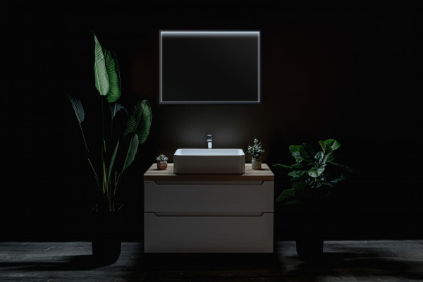 Зеркало с подсветкой Art&Max Aversa AM-Ave-900-650-DS-F