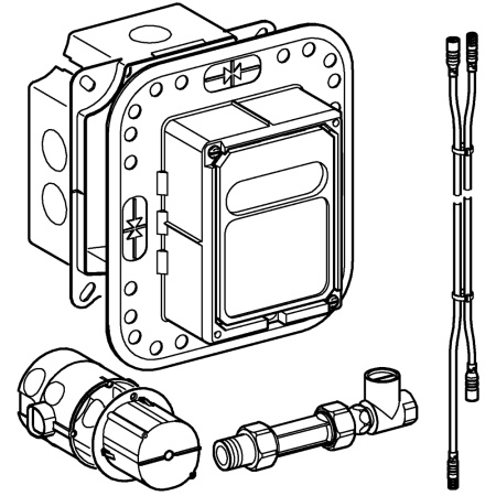Скрытый монтажный ящик Grohe 36264 001 (36264001)