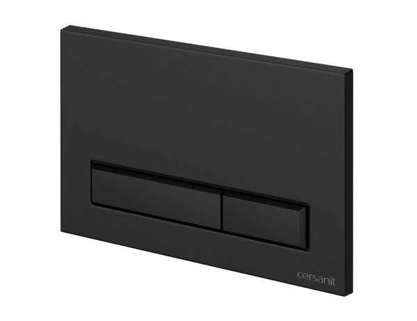 Кнопка Cersanit BLICK пластик черный матовый 64115