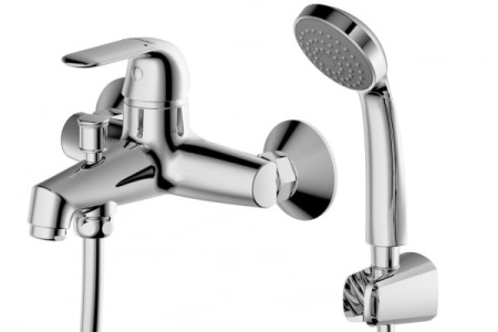 Смеситель для ванны Bravat Simple F6135193CP-B-RUS