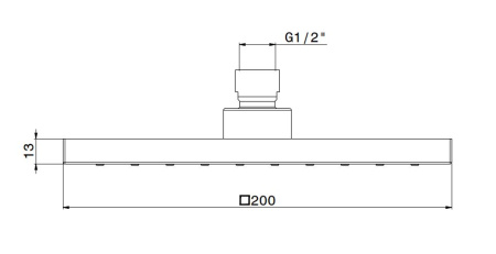 Верхний душ Kerama Marazzi Futura 26598KM.21.018