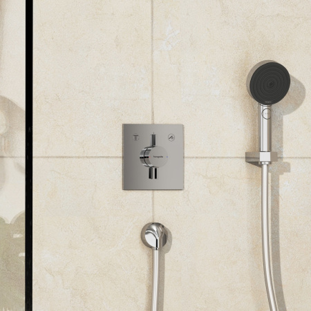 Смеситель для ванны на 2 потребителя Hansgrohe DuoTurn E 75417000 хром