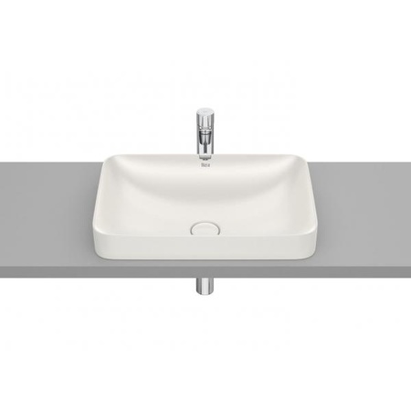Раковина накладная (55х37) Roca Inspira square 327534650 бежевый