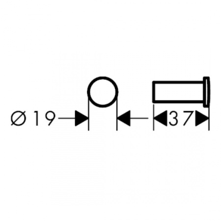 Крючок HANSGROHE LOGIS UNIVERSAL 41711000