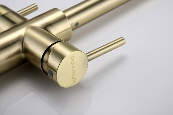 Смеситель для кухни с подключением к фильтру  Paulmark Lange La214212-BR