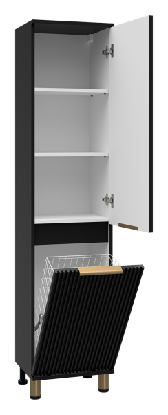 Пенал с бельевой корзиной Brevita Enfida 40    ENF-05040-020БкP