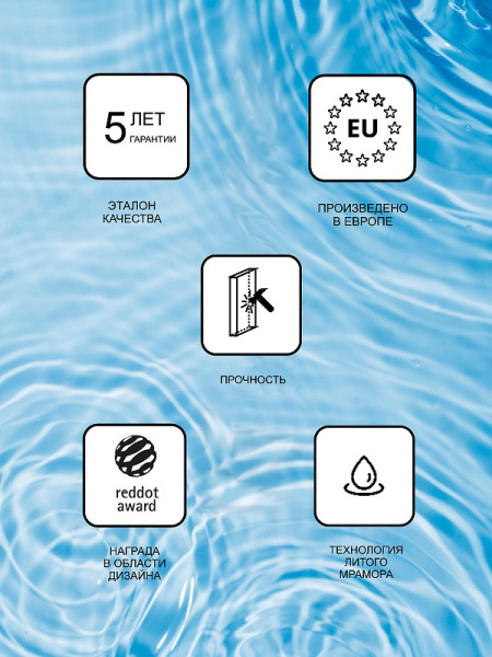 Раковина накладная Ravak Moon-1 XJN01300000